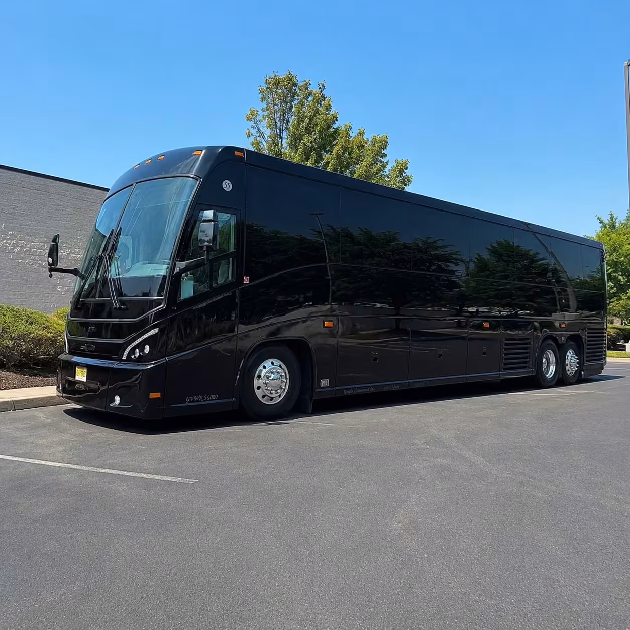 40 56 passenger charter bus