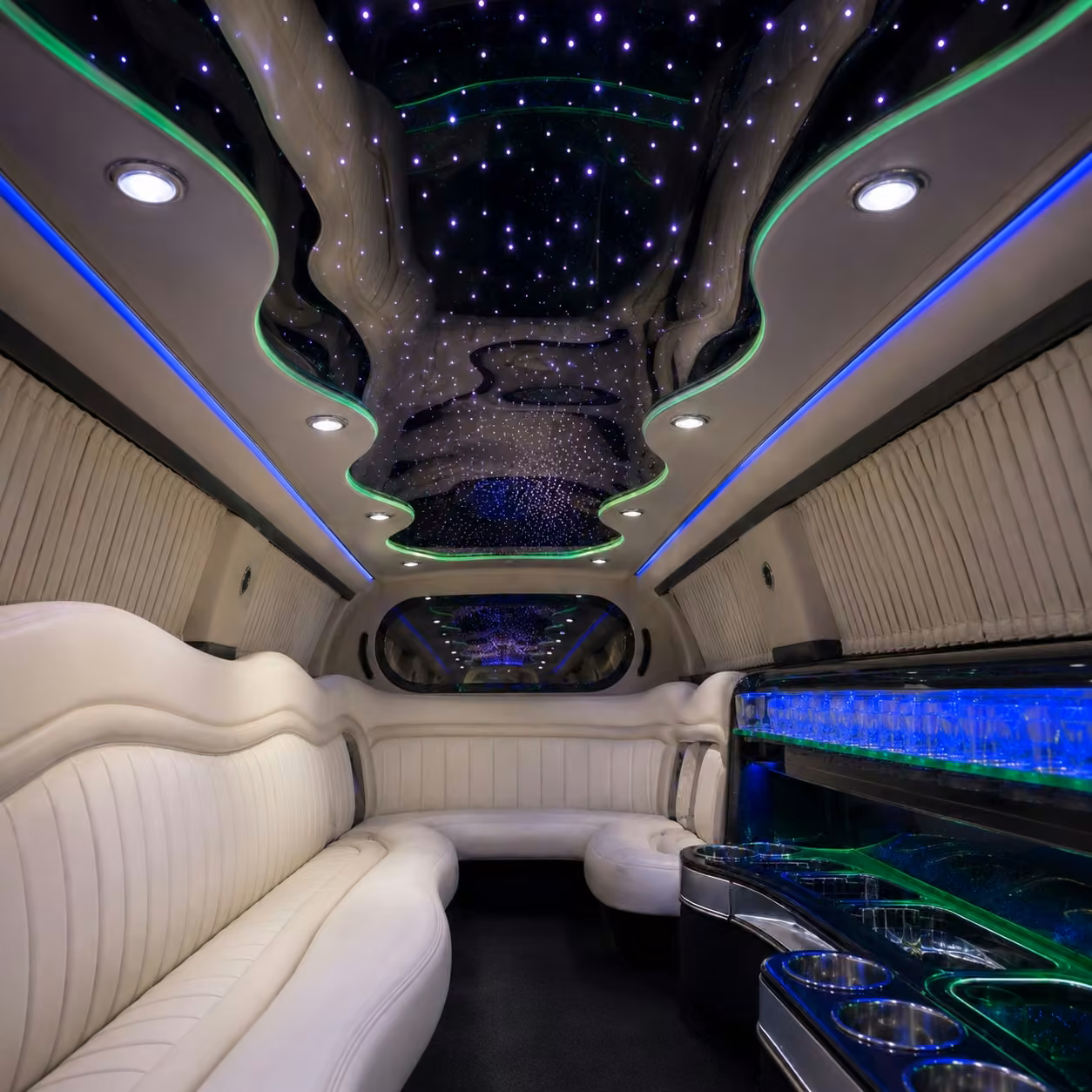 chrysler 300 limo interior