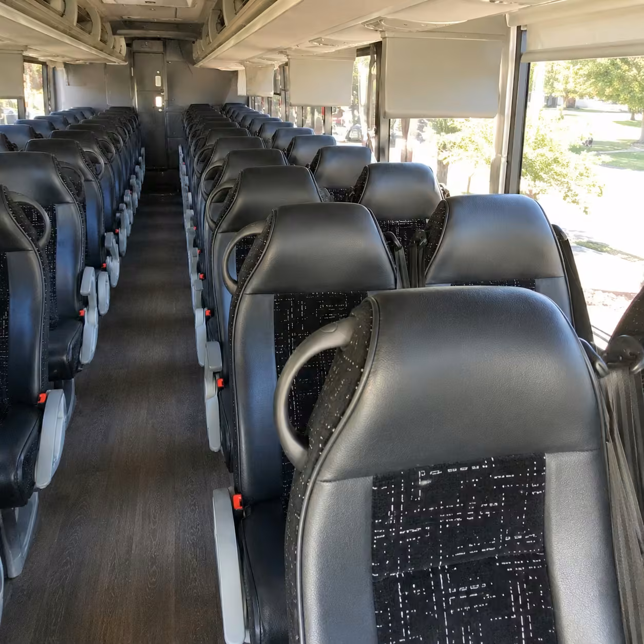 new orleans charter bus interior